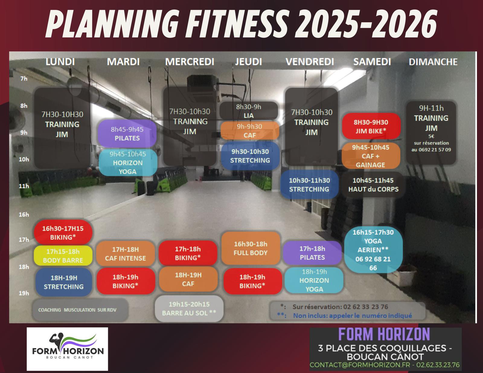 FORM HORIZON - Salle de sports à Saint-Gilles Les Bains