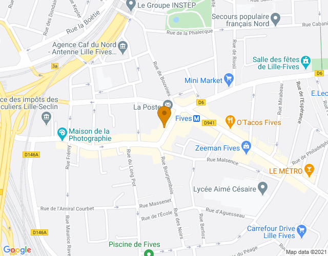 Plan pour situer PIXOU ASSURANCE à Lille